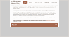 Desktop Screenshot of calderstones.com